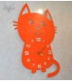 Часы настенные "КОТИК" Версия c цифрами Часы настенные "КОТИК" Версия c цифрами