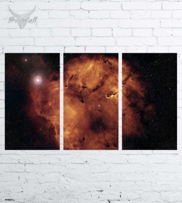 Модульная картина "Космос №9" Модульная картина "Космос №9"