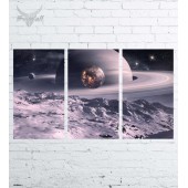 Модульная картина "Космос №217"