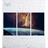 Модульная картина "Космос №219"