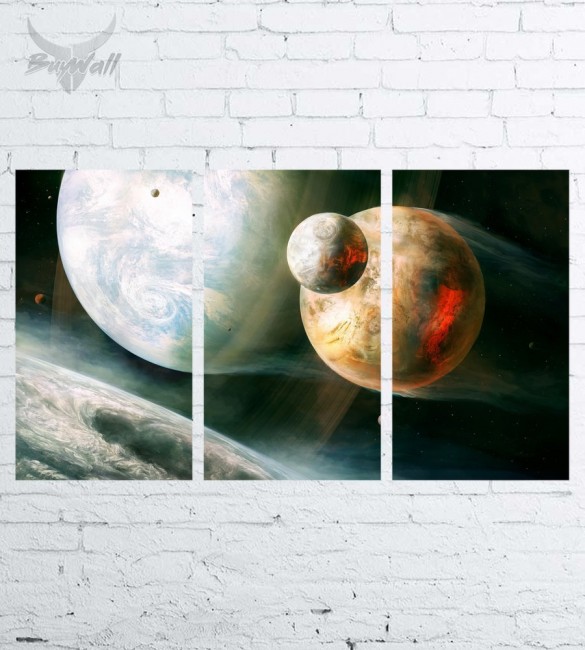 Модульная картина "Космос №103" Модульная картина "Космос №103"
