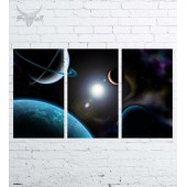 Модульная картина "Космос №115"