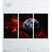 Модульная картина "Космос №124"