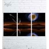 Модульная картина "Космос №128"