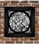 Светодиодная панель "Epitome", размер 300мм, Белый/Черный