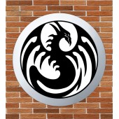 Светодиодная панель "Bellatrix", размер 300мм, Белый/Черный