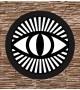 Светодиодная панель "Upsilon", размер 300мм, Белый/Черный