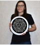 Светодиодная панель "Leo", размер 300мм, Белый/Черный