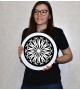 Светодиодная панель "Summer", размер 300мм, Белый/Черный Светодиодная панель "Summer", размер 300мм, Белый/Черный