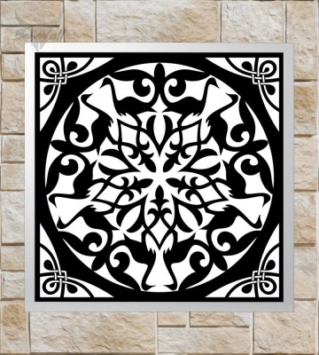 Светодиодная панель "Virgo", размер 600мм, Белый/Черный