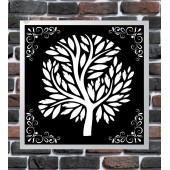 Светодиодная панель "Tatum", размер 600мм, Белый/Черный