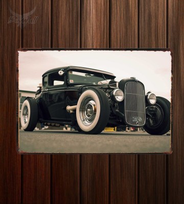 Металлическая табличка "Автомобиль №4" Металлическая табличка "Автомобиль №4"