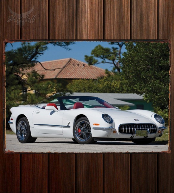 Металлическая табличка Corvette