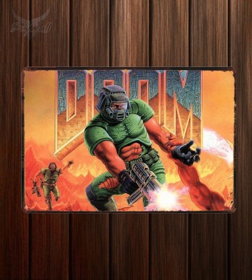 Металлическая табличка DOOM Металлическая табличка DOOM