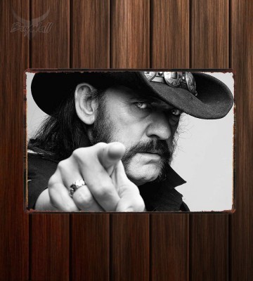 Металлическая табличка Лемми Motorhead Металлическая табличка Лемми Motorhead