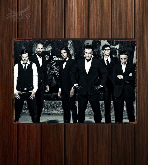 Металлическая табличка Rammstein Металлическая табличка Rammstein