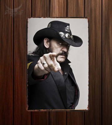 Металлическая табличка Лемми Motorhead