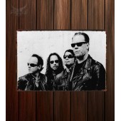 Металлическая табличка "Metallica №2"
