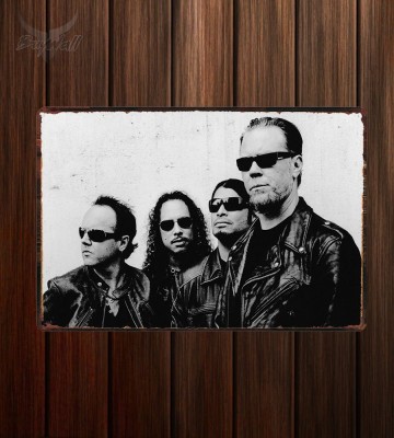 Металлическая табличка "Metallica №2" Металлическая табличка "Metallica №2"