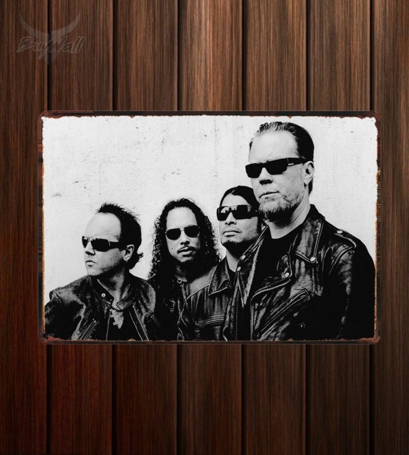 Металлическая табличка "Metallica №2" Металлическая табличка "Metallica №2"