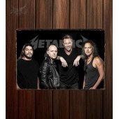 Металлическая табличка "Metallica №3"