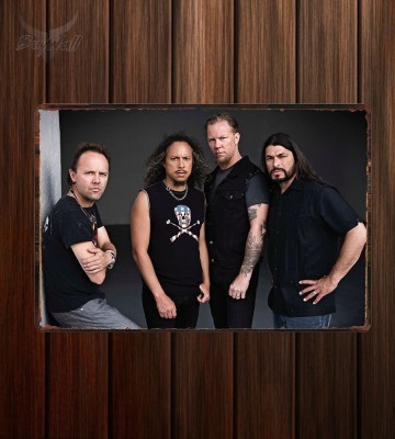 Металлическая табличка "Metallica №4" Металлическая табличка "Metallica №4"