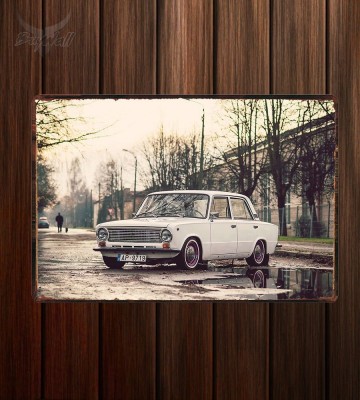 Металлическая табличка "Отечественное авто №137" Металлическая табличка "Отечественное авто №137"