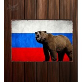 Металлическая табличка "Россия №10"